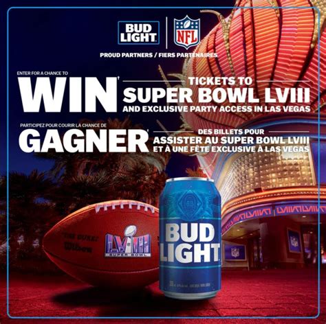 Bud Light Super Bowl Contest 2023: Win a trip to Super Bowl LVIII 2024 ...