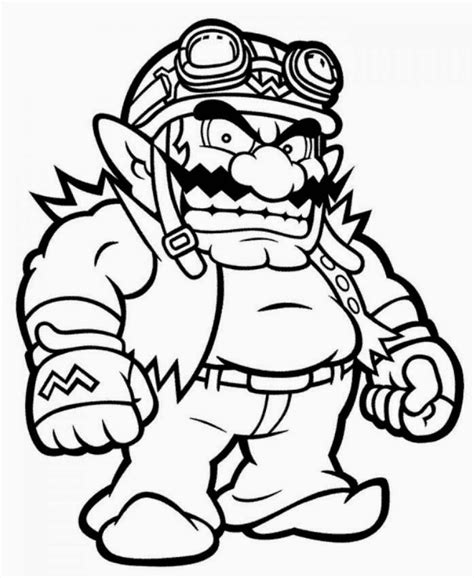 Super Mario Bros Printable Coloring Pages