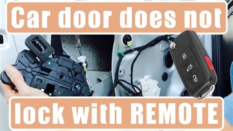 Vw B How To Replace Front Door Lock Actuator Wymiana Si Ownika