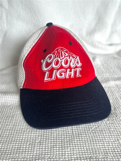 Coors Light Hat Coors Light Merch White Mesh Beer Gem