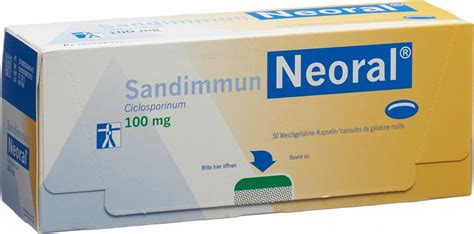 Sandimmun Neoral Caps 100mg 50 Stück in der Adler Apotheke