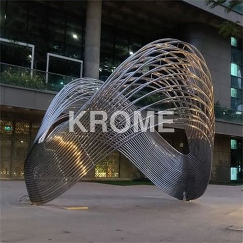 Buy Modern Public Art Stainless Steel Wire Sculpture for Outdoor at ...