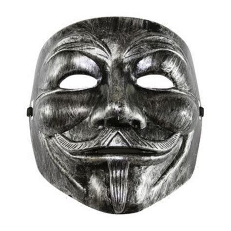 V For Vendetta Guy Fawkes Plastic Costume Mask One Size Costume ONE