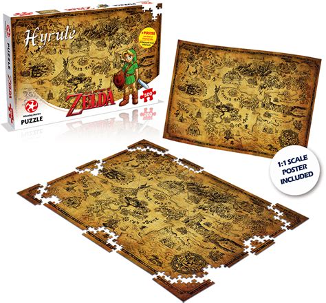 Legend Of Zelda The Hyrule Field 500 Piece Puzzle New Buy From