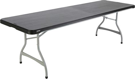 Lifetime 8 Commercial Grade Folding Table Black Kitchen