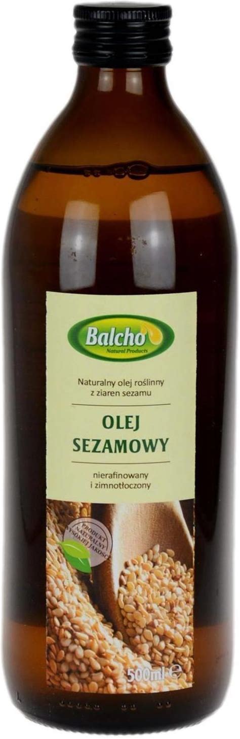 Balcho Olej Sezamowy 500ml Ceny I Opinie Ceneo Pl