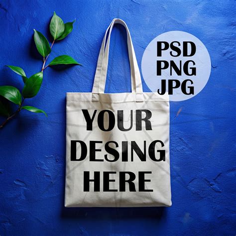 Tote Bag Mockup Colorful Mockup Minimalistic Mockup Natural Tote