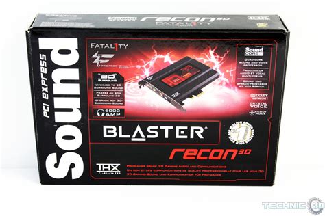 Creative Sound Blaster Recon3D Fatal1ty Professional | Review | Technic3D