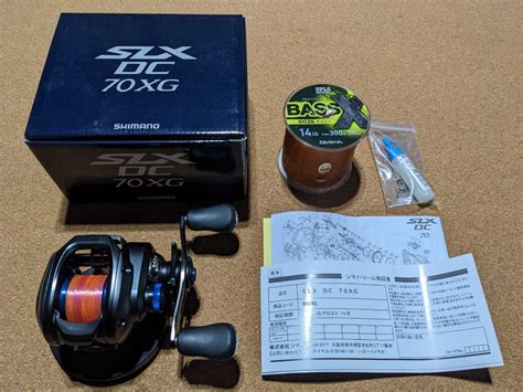 機関良好 シマノ SLX DC 70XG 8 2 1 右ハンドル SHIMANO ベイトリール 右巻き ルアーフィッシング バス ボート