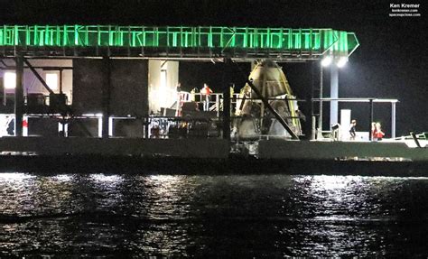 Spacex Crew Dragon Suffers Anomaly During Engine Test Sending Smoke