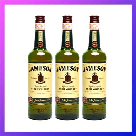 Jameson Triple Distilled Blended Irish Whiskey 700ml 3 Packs Lazada PH