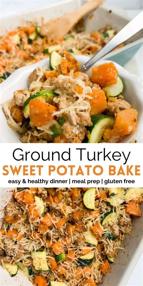 Ground Turkey Sweet Potato Casserole Delicious Healthy Dinner Artofit