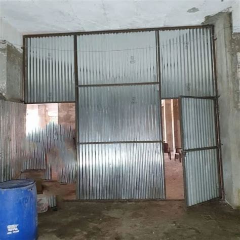 Stainless Steel Silver Folding Collapsible Shutter Gate For Factory