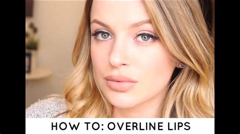 How To Overline Lips Youtube