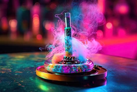 Premium AI Image | a colorful vapor pen on a table in the style of ...