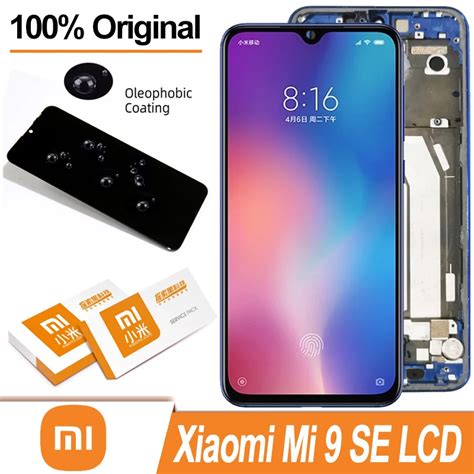 5 97 Amoled Display For Xiaomi Mi 9 SE LCD Screen With Fingerprint 10