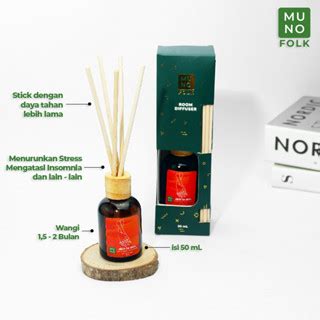 Jual Muno Folk Reed Diffuser Pengharum Ruangan Aromaterapi Ml With