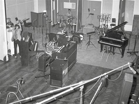 During the recording of Sgt Pepper. Studio two, Abbey Road. : r/beatles