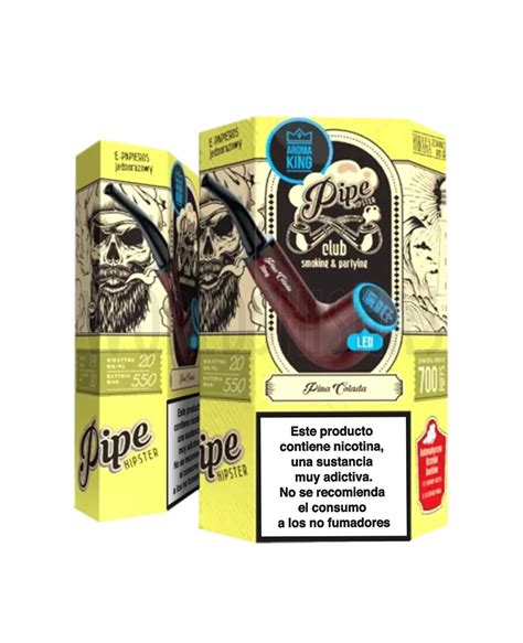 VAPER DESECHABLE AROMA KING PIPA HIPSTER PIÑA COLADA 700 PUFFS