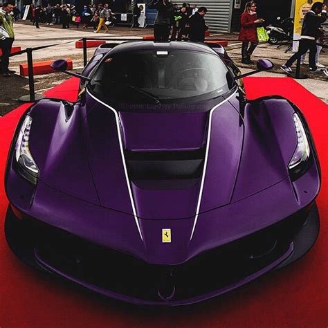 Matte Purple Ferrari Laferrari Maserati Bugatti Lamborghini Porsche