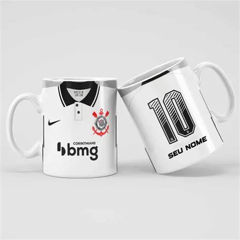 Kit Caneca Times Brasileiros Personalizada C Nome Caixa