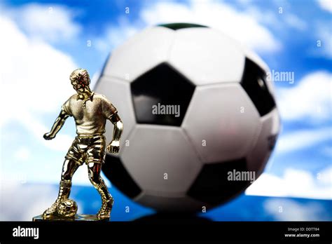 Black and white soccer ball Stock Photo - Alamy