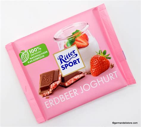 Ritter Sport Strawberry Yogurt GermanDeliStore