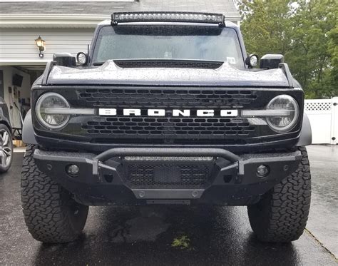 Havoc Steel Bender Front Bumper Installed Bronco6g 2021 Ford