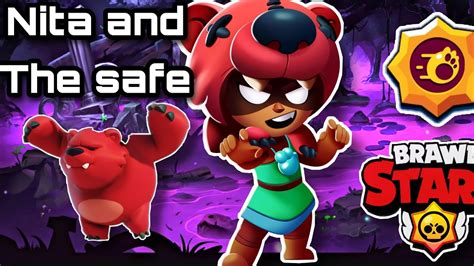 Brawl Stars Nita Gameplay Hyper Bear And Bear Paws Gadget In Heist