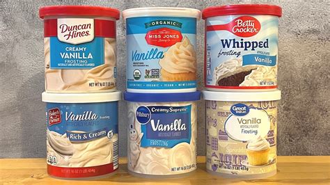 We Tasted And Ranked Brands Of Vanilla Frosting