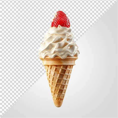 Premium PSD Ice Cream Cone Png