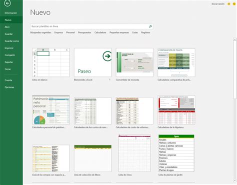 Crear Nuevo Documento Excel