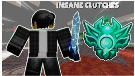 The Best Clutches Ever [part 1] [ranked Episode 4] [roblox Bedwars Road