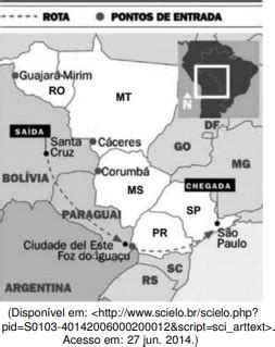 Unilago 2015 1 Observe o mapa a seguir base na observação do mapa