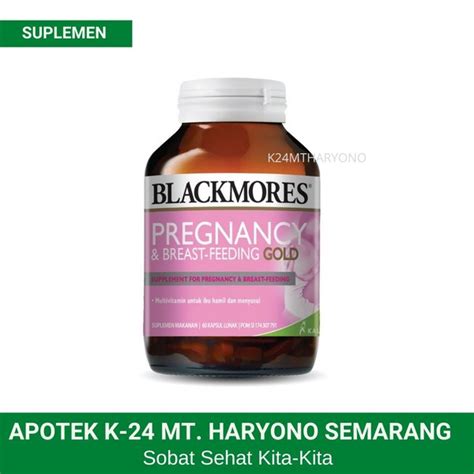 Jual Blackmores Pregnancy And Breastfeeding Gold Isi 60 Kapsul