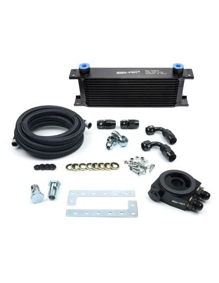 13 Or 19 Row Universal Oil Cooler Kit With Sandwich Plate