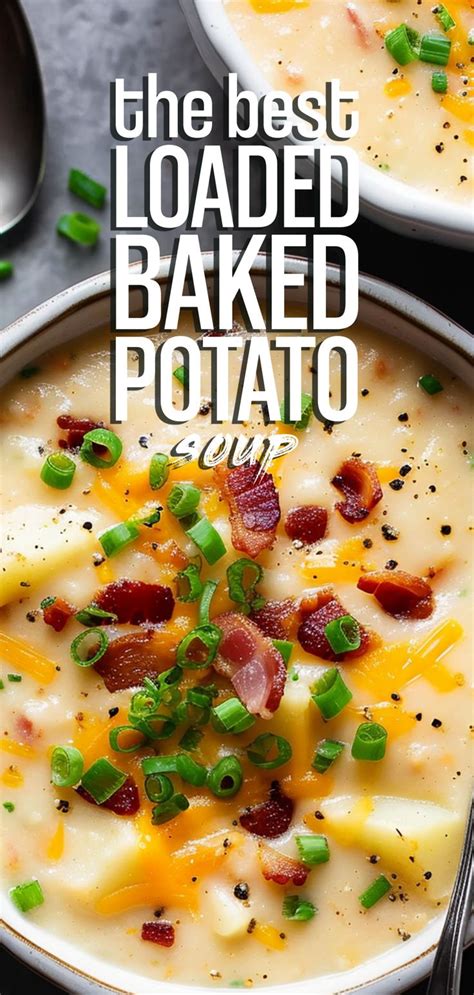 Loaded Bacon Potato Soup Minutes Recipe Potato Soup Recipe