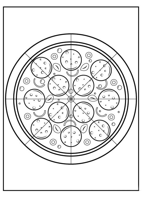 Disegni Di Pizza Da Colorare Disegni Colorarecom