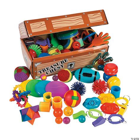 Treasure Chest With Toy Assortment Oriental Trading