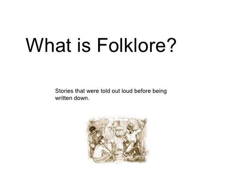 Folklore 4th Grade