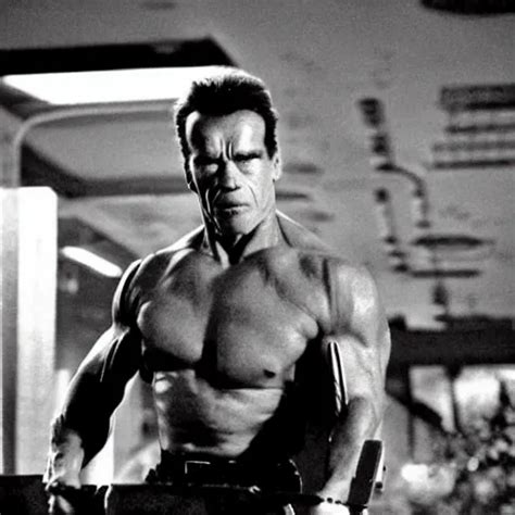 Krea A Realistic Photograph Of Arnold Schwarzenegger As Terminator