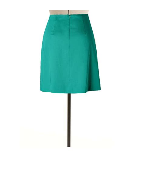 Green Straight Skirt Custom Handmade Fully Lined Wide Choices Of