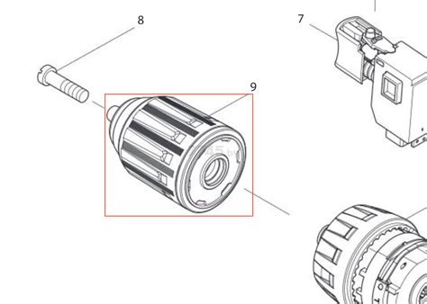Патрон быстрозажимный 13мм для дрели-шуруповерта MAKITA 1/2–20UNF ...