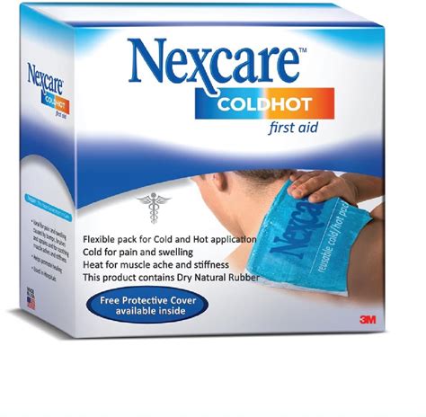 Nexcare Reusable Hot And Cold Flexible Gel Pack W Cover 4 X 10