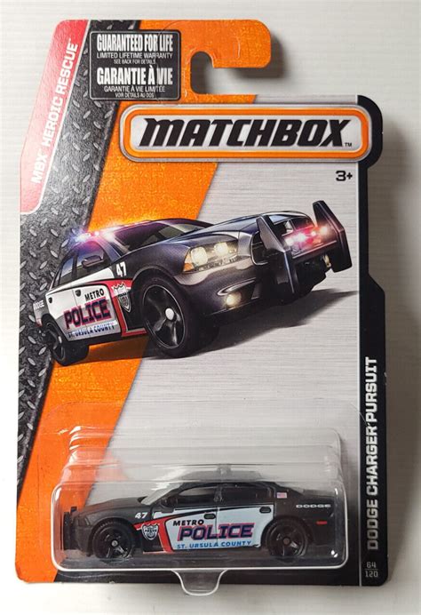 Matchbox Dodge Charger Pursuit Ursula County Metro Police Ebay