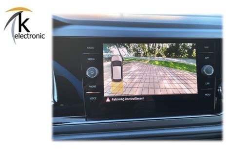 VW Taigo CS Rückfahrkamera Nachrüstpaket K ELECTRONIC