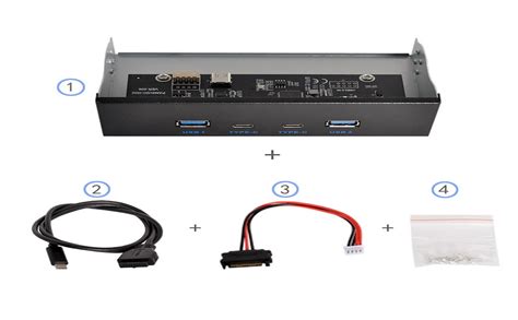 Amazon Cablecc Usb C Usb Hub Ports Front Panel To