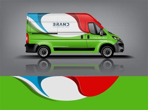 Premium Vector Van Wrap Design Wrap Sticker And Decal Design For