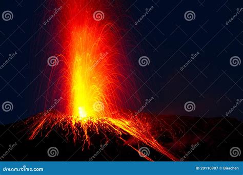 Volcano Stock Photography CartoonDealer 9032594