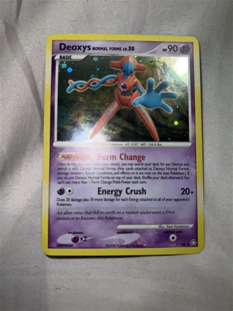 Pok Mon Tcg Deoxys Normal Forme Legends Awakened Holo Holo Rare